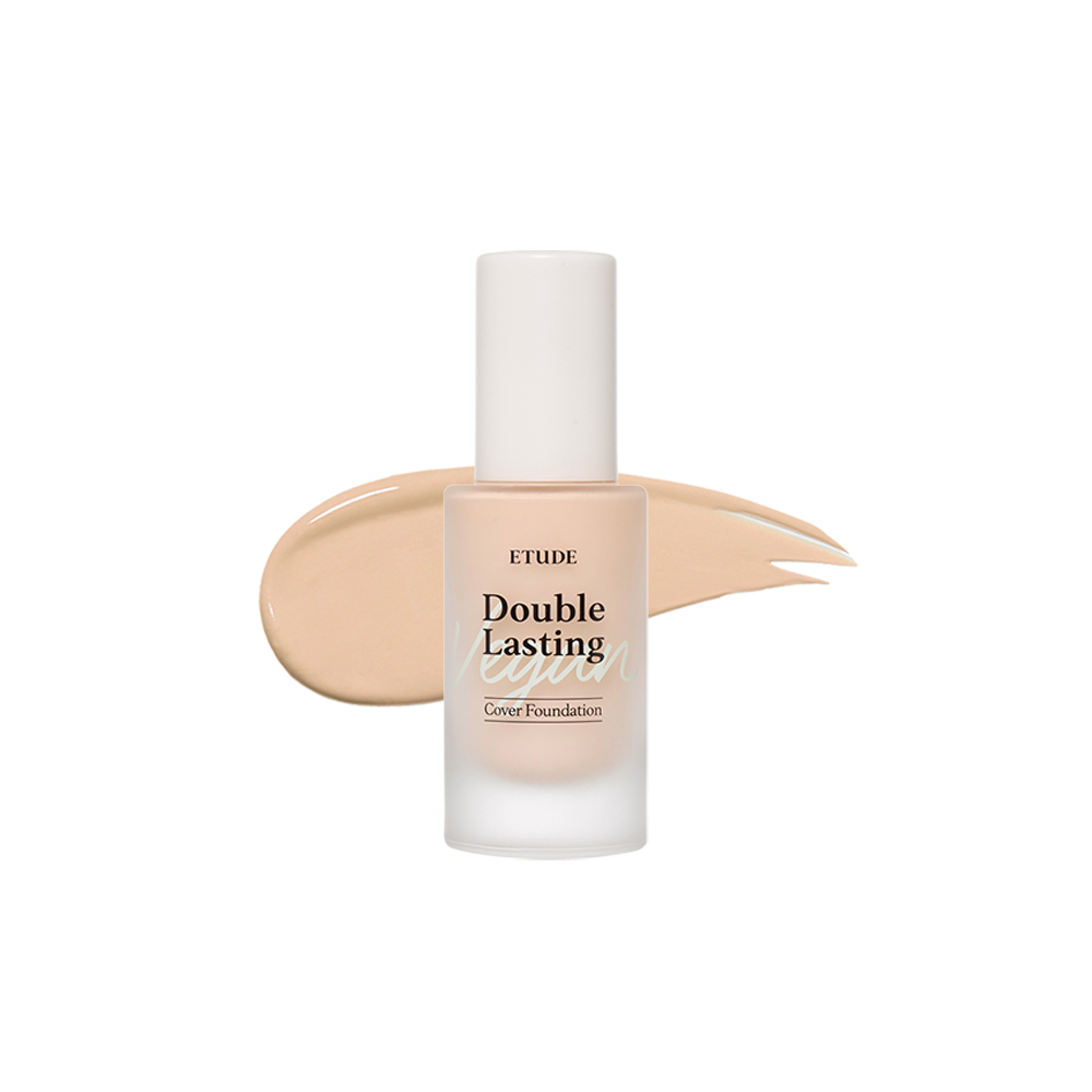 [Etudehouse] Double Lasting Vegan Cover Foundation 30g -No.23N1 Sand