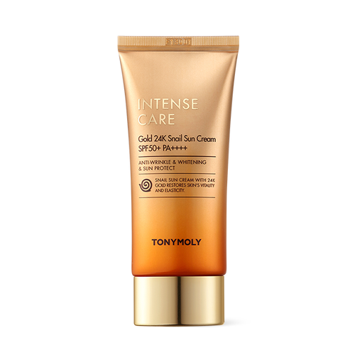 [tonymoly] Intense Care Gold24K Snail Sun Cream SPF50+ PA++++ 50ml