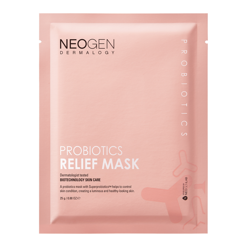 [NeoGen] DERMALOGY PROBIOTICS RELIEF MASK (25ML X 5 SHEETS)