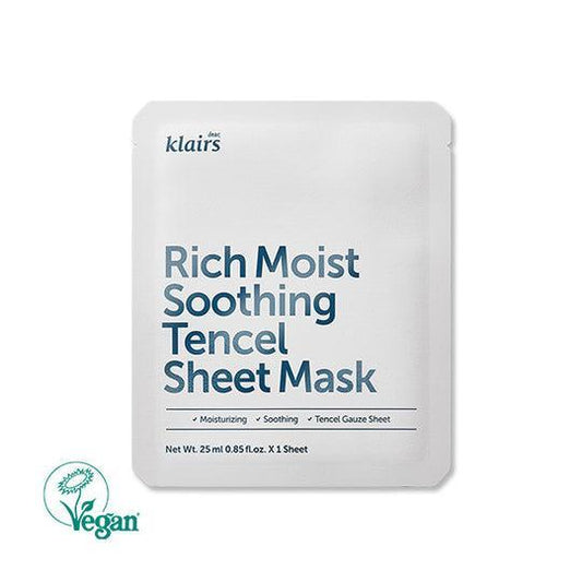 [Klairs] Rich Moist Soothing Tencel Sheet Mask 25ml x 10ea