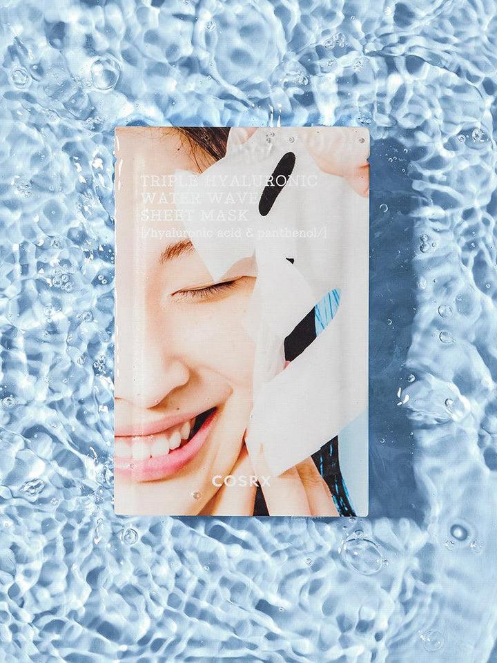 [Cosrx] HYDRIUM TRIPLE HYALURONIC WATER WAVE SHEET MASK 1ea 20g