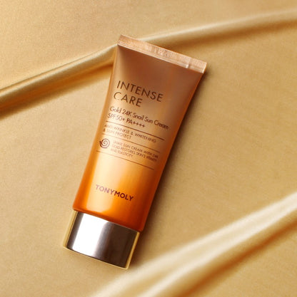 [tonymoly] Intense Care Gold24K Snail Sun Cream SPF50+ PA++++ 50ml