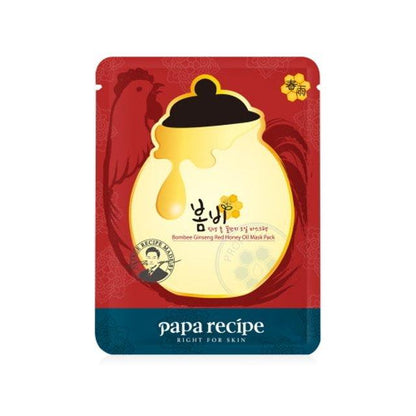 [PapaRecipe] Bombee Ginseng Red Honey Oil Mask 10ea