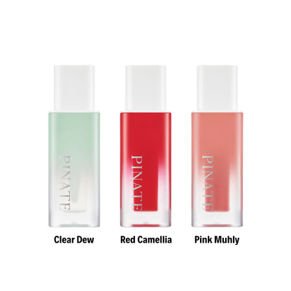 [Pinate] Natural Bloom Lip Oil Serum - 3 color set