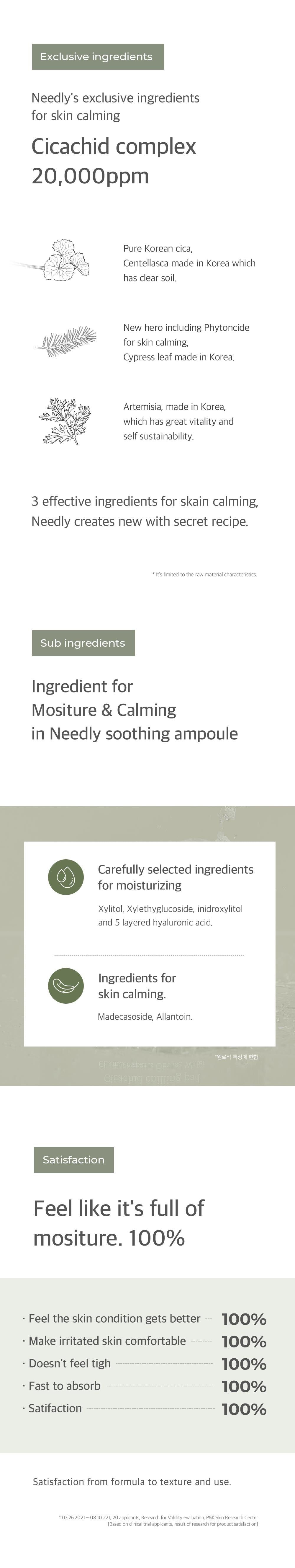 [Needly] Cicachid Soothing Ampoule 30ml