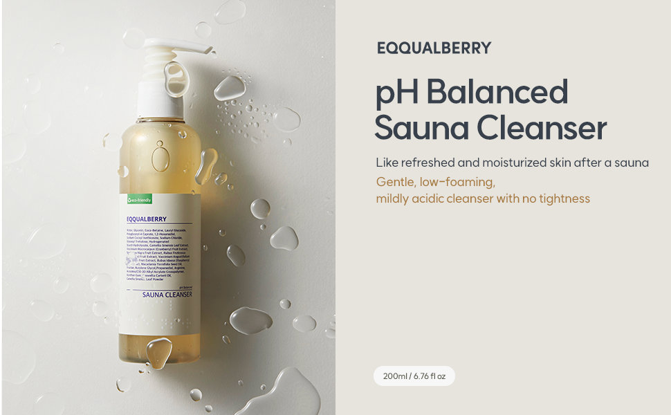 [Eqqualberry] PH Balanced Sauna Cleanser 200ml